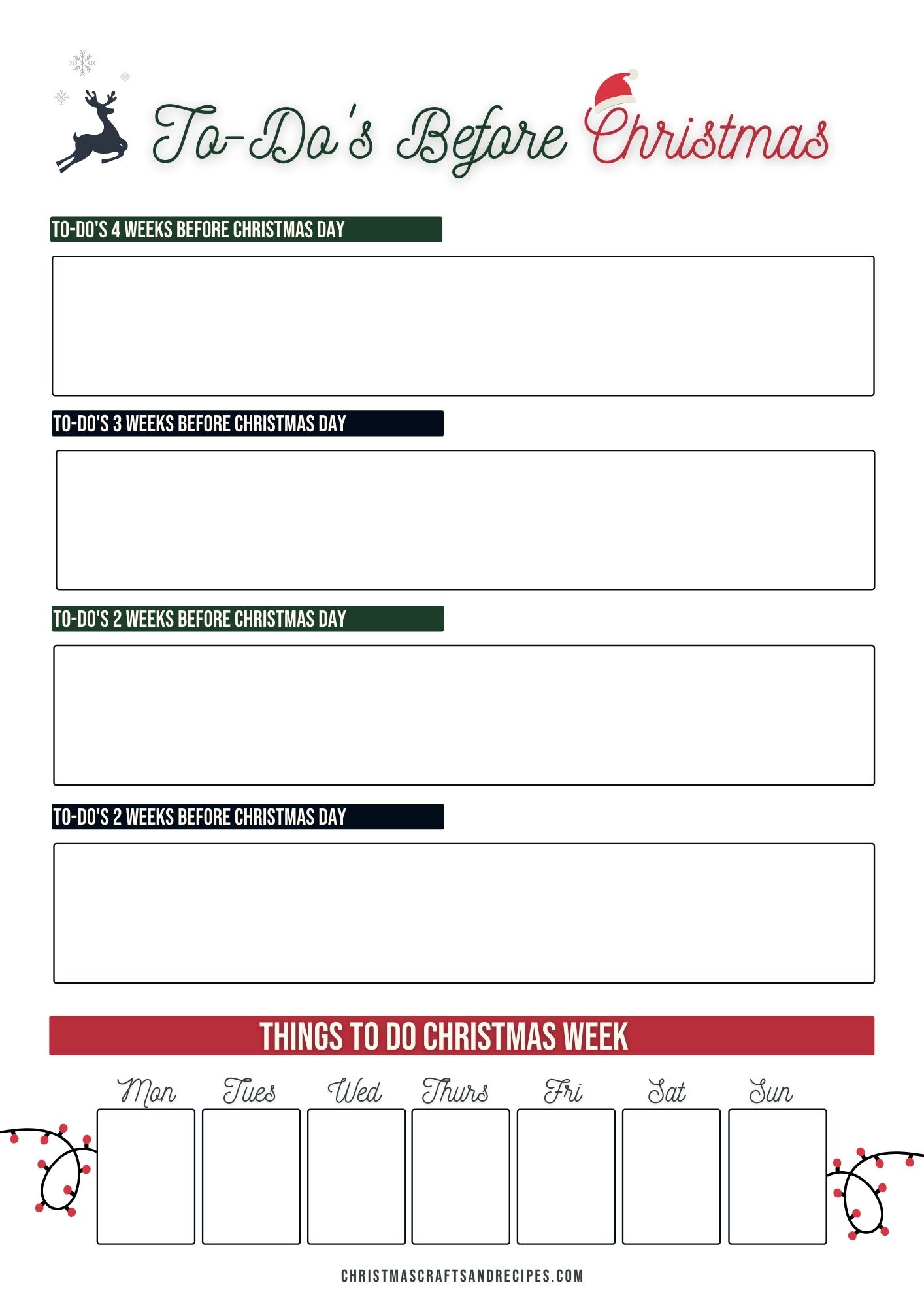 Free Printable Ultimate Christmas Planner Christmas Crafts And Recipes