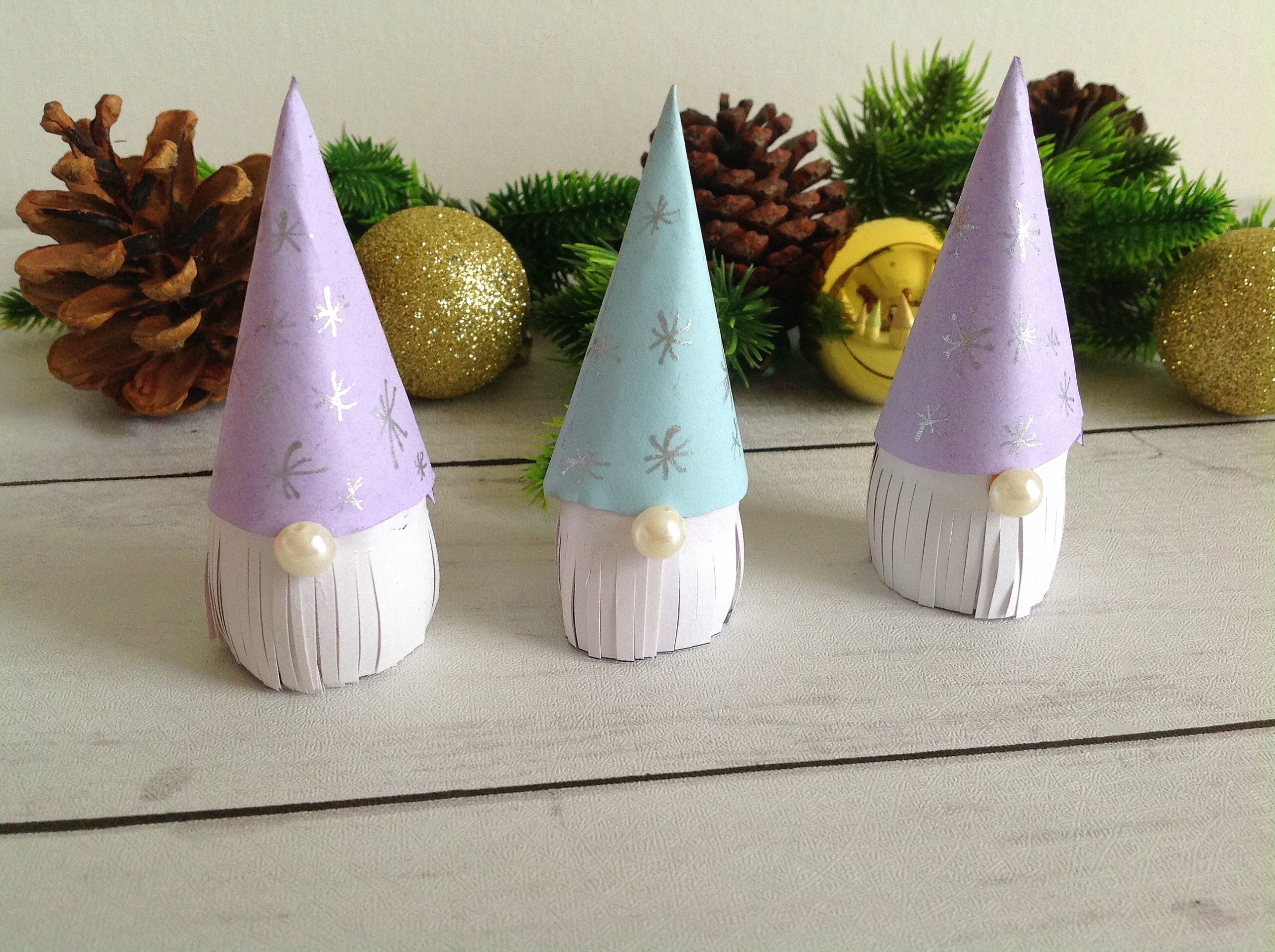 How To Make Paper Gnomes For Christmas Christmas Crafts And Recipes