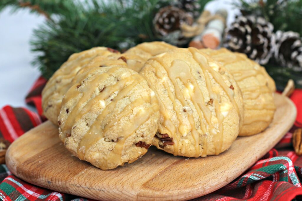 Glazed Vermont Maple Cookies With Pecans