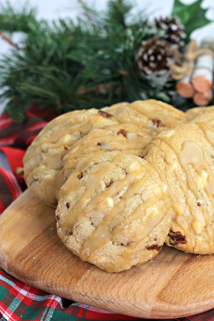 Glazed Vermont Maple Cookies With Pecans