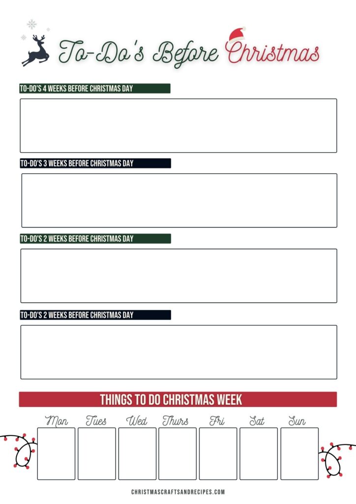 Free Printable Ultimate Christmas Planner