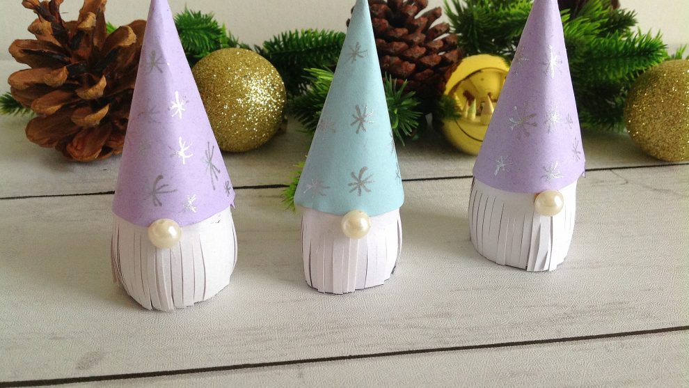 How to Make Paper Gnomes For Christmas
